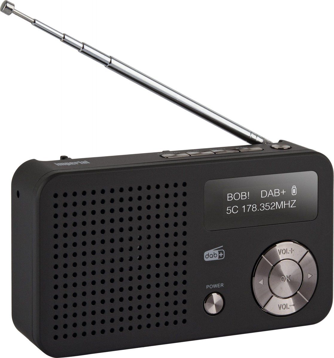 Imperial Dabman 13 - draagbare DAB+ / FM-radio met MP3-weergave - zwart