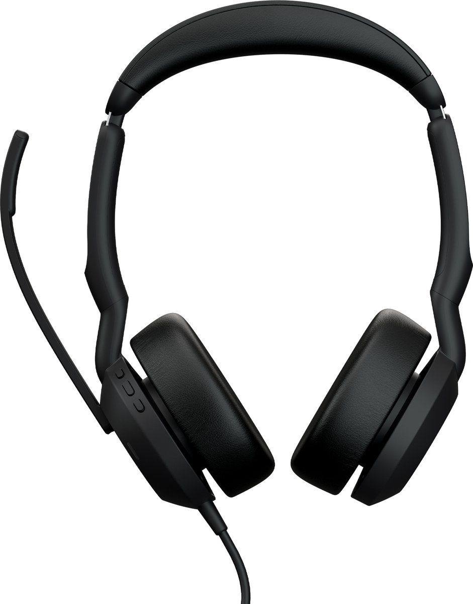 Headphones with Microphone Jabra Evolve2 50 Black