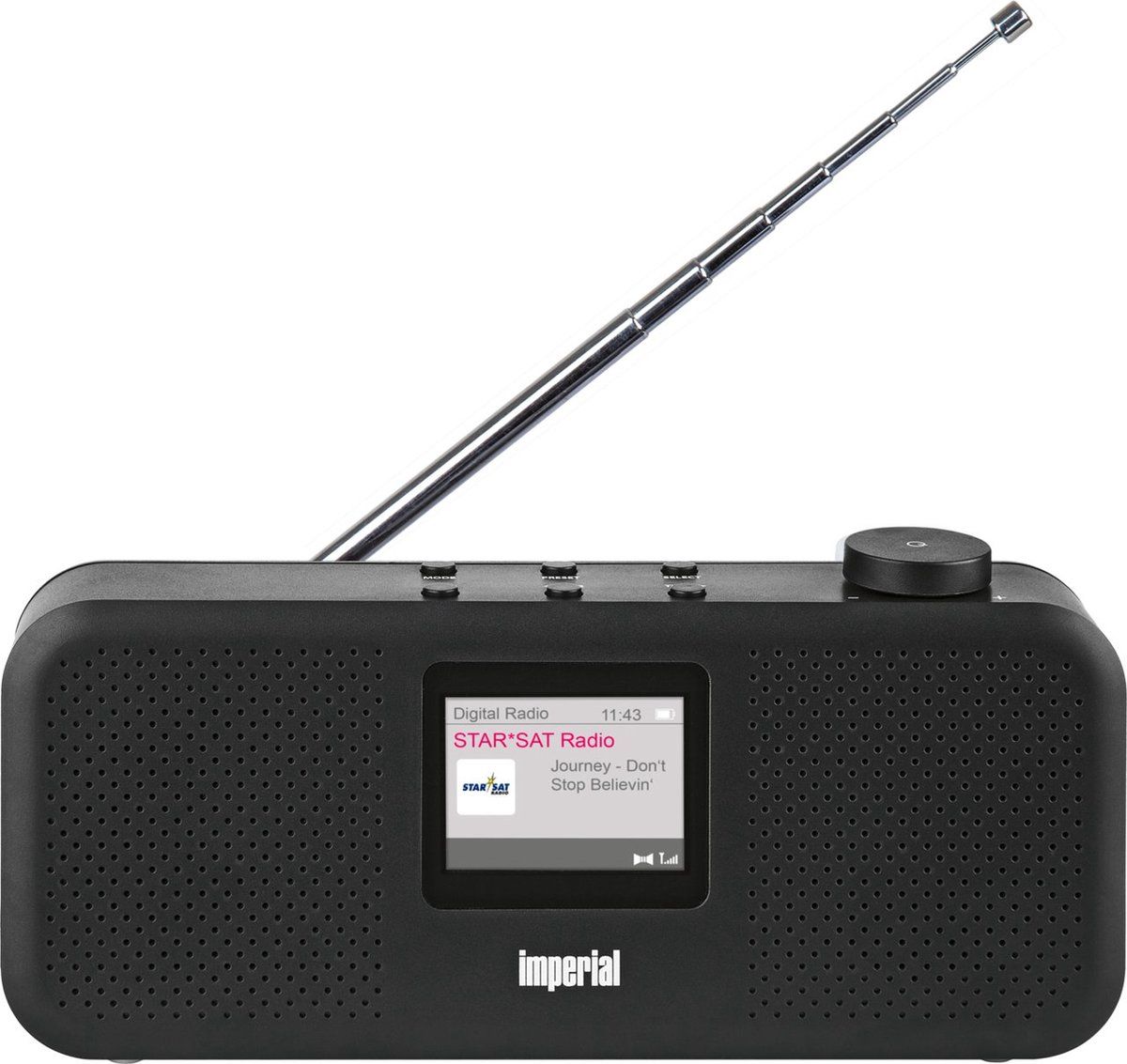 Imperial Dabman 16 zwart DAB+ stereo radio, FM, alarm, sleeptimer