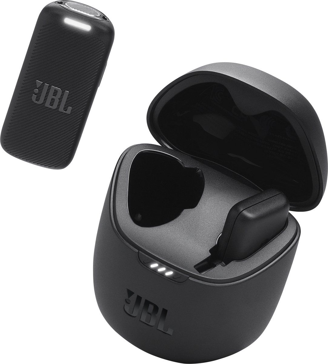 JBL Quantum Stream Wireless - Wireless Clip-On Mic - Zwart