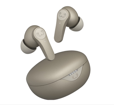 Fresh 'n Rebel Twins Rise - Draadloze Oordopjes - Noise Cancelling - Draadloos opladen - Silky Sand