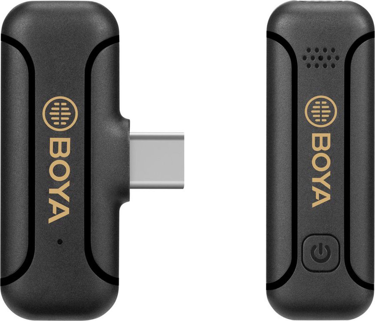 Boya 2.4 GHz Dasspeld Microfoon Draadloos BY-WM3T2-U2 voor USB-C | inclusief 1 transmitter