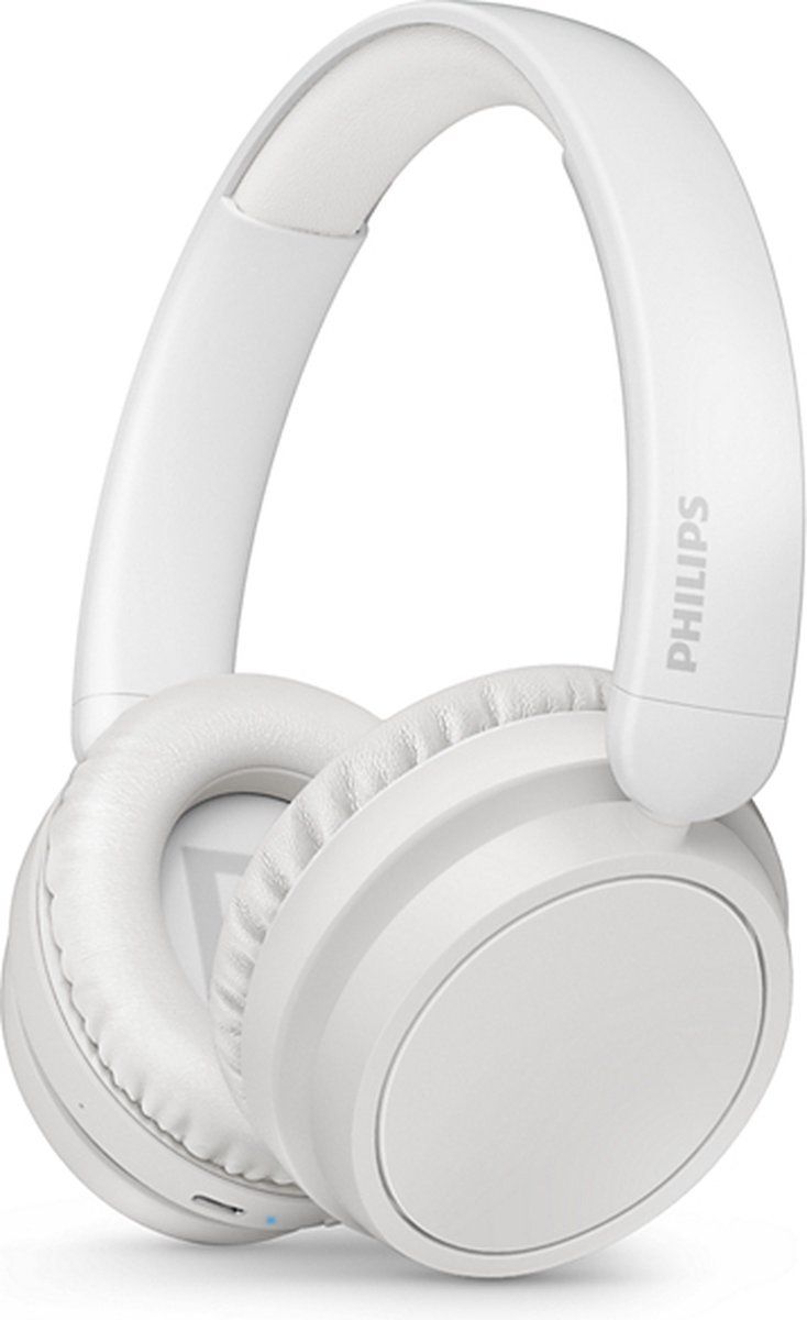 Philips TAH5209 Draadloze over-ear-koptelefoon, 40mm driver, 65 uur speeltijd, Wit