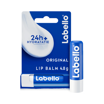 Labello - Lippenbalsem Classic - Lipverzorging - Lipbalm - Droge lippen - 24 uurs werking - Dames - Meisjes - Kunststof - blauw