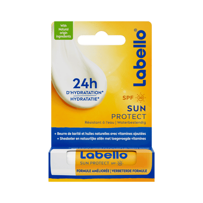 Labello Sun Protect Lippenbalsem 24u Hydratatie SPF30  1 Stuk