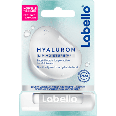 LABELLO Hyaluron Lip Moisture Plus Lippenbalsem 24u Hydratatie 1 Stuk