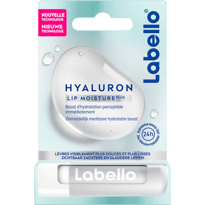 LABELLO Hyaluron Lip Moisture Plus Lippenbalsem 24u Hydratatie 1 Stuk