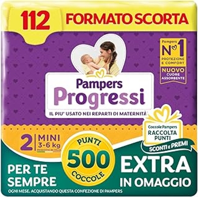Pampers  luiers & luierbroekjes maat 2 - 112 stuks