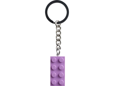 LEGO Medium lavendel 2x4 sleutelhanger