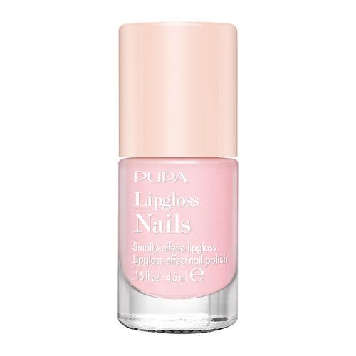 Pupa Lipgloss Nails Nagellak 001 Tender Rose 4,5 ml