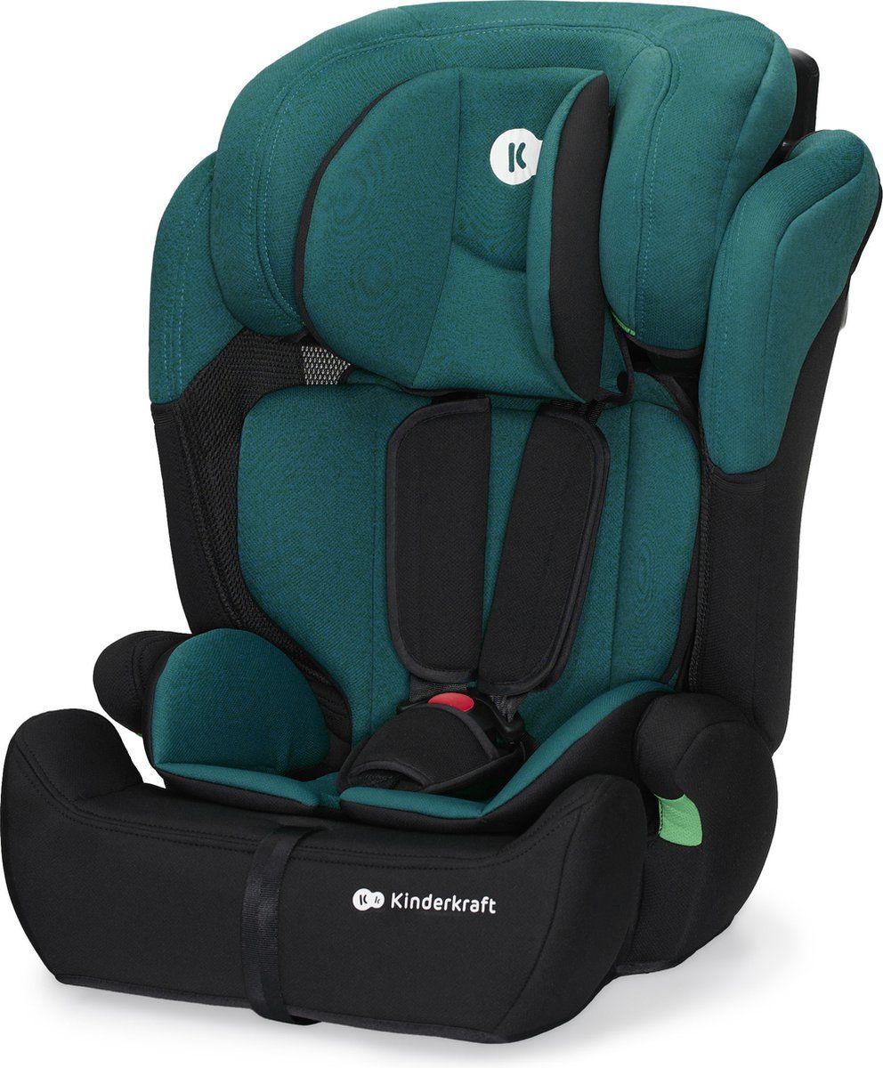 Kinderkraft COMFORT UP I-SIZE - Autostoeltje 76-150 cm - 9-36 kg - Diepe zitting - Afstelbare hoofdsteun - Veiligheidssystemen - Eenvoudig te reinigen - Groep 1/2/3 - Tot 12 jaar - Groen