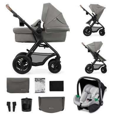 Kinderkraft Kinderwagen 3in1 MOOV 2 Air Light Grey