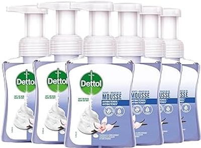 Dettol Handzeep Foam Zachte Mousse Orchidee en Vanille Geur 6 x 250 ml Grootverpakking