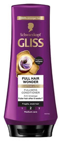 Schwarzkopf Gliss Hull Hair Wonder Fullness Conditioner Anti-Beakage 200 ml