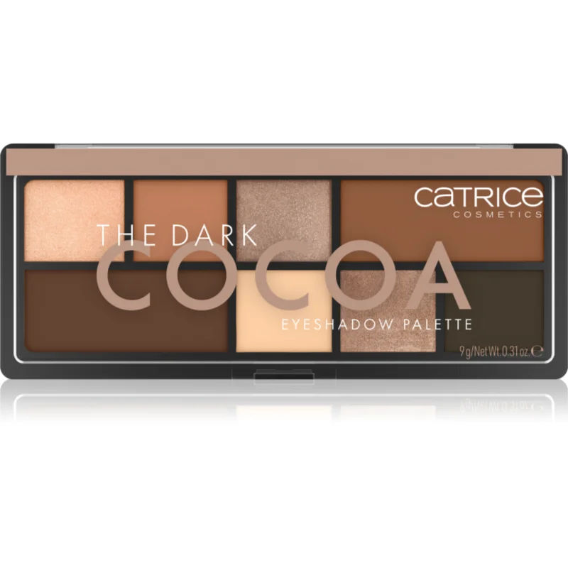 Catrice The Dark Cocoa oogschaduw palette 9 g