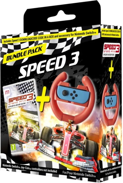 Speed 3 GP + Racing Wheel Bundle Pack Nintendo Switch