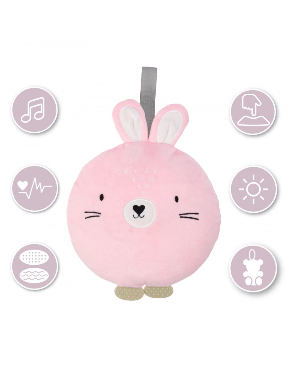 Knuffel Momi Lulu Muziekdoosje Rabbit Pink