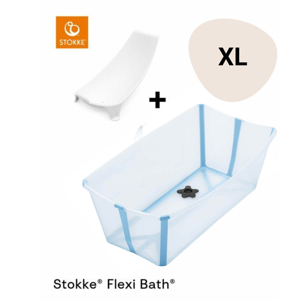 Bad Opvouwbaar Stokke&reg; Flexi Bath&reg; XL Bundle Ocean Blue