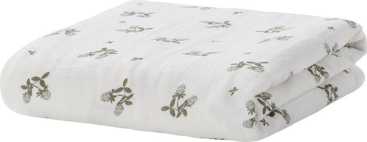 Noppies Hydrofiele luier Blooming Clover 120x120 cm Baby Maat 120x120cm