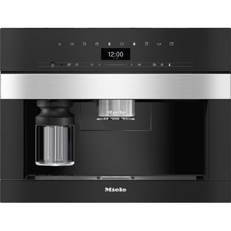 Miele Inbouw Koffiemachine met DirectWater CVA 7445 Roestvrij staal met CleanSteel 