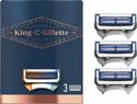 Gillette King C. Gillette scheermesjes - 3 stuks