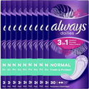 Always Dailies Normal Fresh & Protect – 10x30 stuks – Voordeelverpakking – Inlegkruisjes