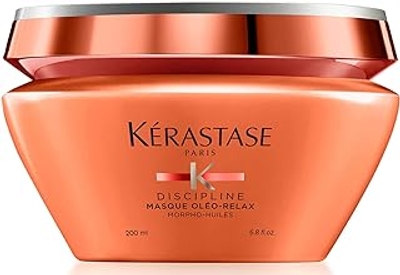 Kérastase Discipline, Masque Oléo Relax, Hydraterend Haarmasker voor Weerbarstig Krullend en Onhandelbaar Haar, 200ml