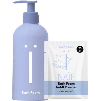 Naïf Waterless Refill Kit Badschuim voor Baby & Kids 275ml + 25gr