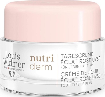 Louis Widmer - Nutriderm Dagcrème Éclat Rosé UV en SPF 50 - 50ml