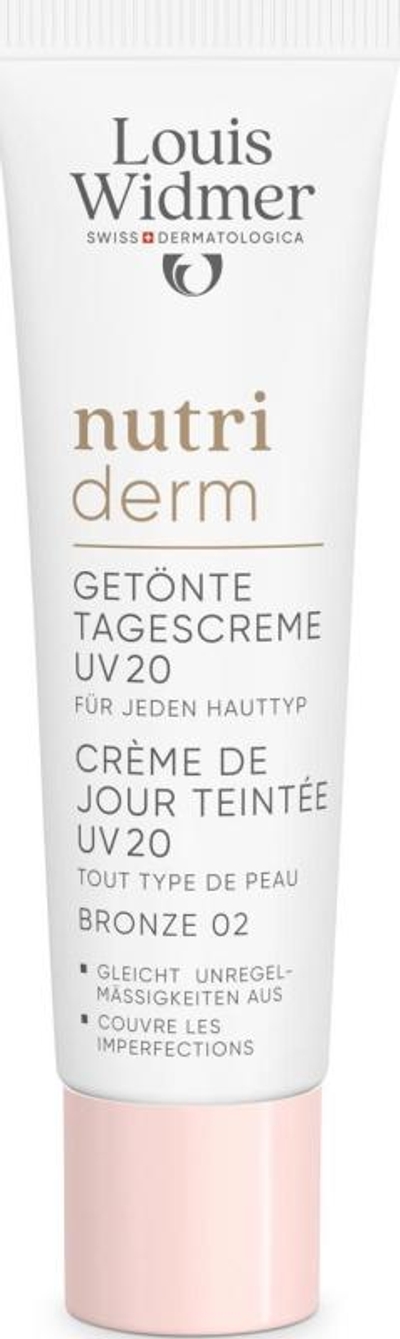 Louis Widmer Nutriderm Getinte Dagcrème UV 20 Bronze 02 Licht Geparfumeerd 30 ml