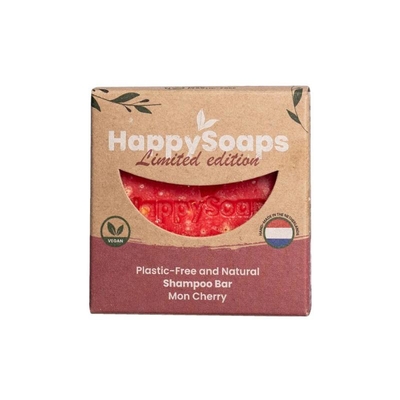 HappySoaps Shampoo Bar Limited Edition Mon Cherry - 65 ml