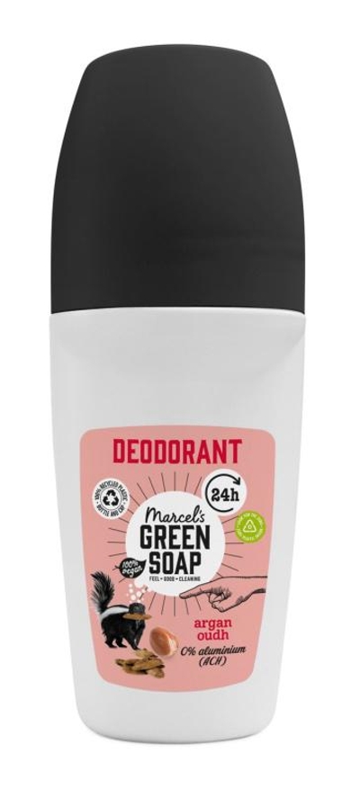 Marcel's Green Soap Deodorant Roller Argan & Oudh 50 ml