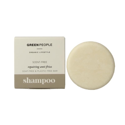 green people Shampoo Bar Scent Free Repairing Anti Frizz 50 ml