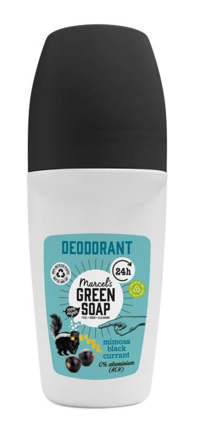 Marcel's Green Soap Deodorant Roller Mimosa & Blackcurrant 50 ml