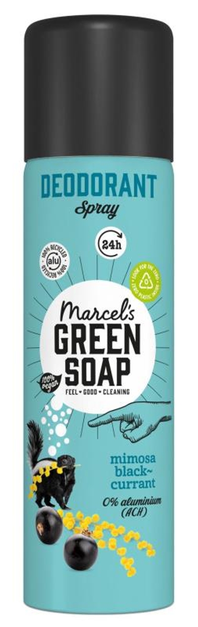 Marcel's Green Soap Deodorant Spray Mimosa Blackcurrant 150 ml