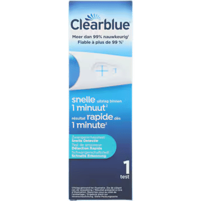 Clearblue Zwangerschapstest Snelle Detec - 1 stuks