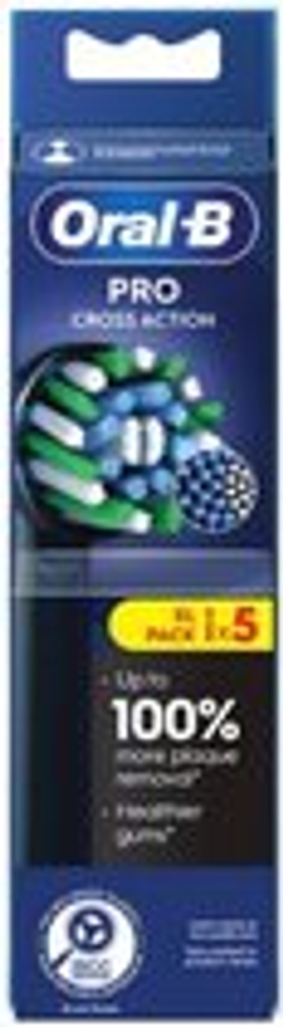 Oral-B CrossAction Black  opzetborstels - 5 stuks