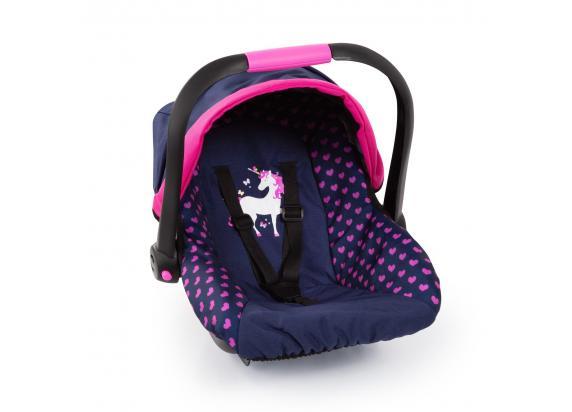 Bayer Design - Autostoeltje Deluxe Car Seat voor poppen - Blauw en Roze