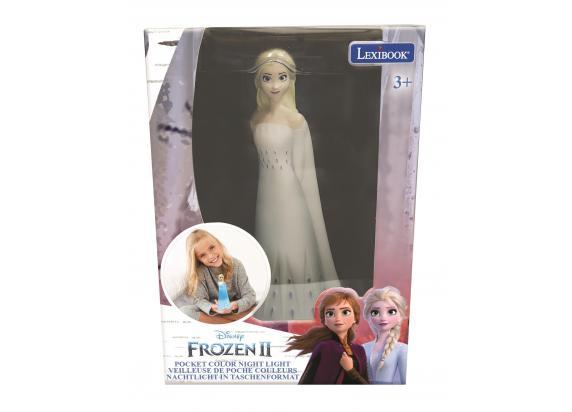 Lexibook - Frozen Frozen II Elsa 3D pocket nachtlampje 13cm