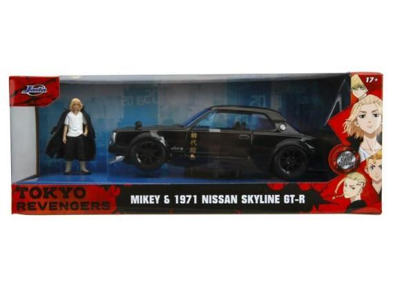 Jada Toys - Tokyo Revengers 1971 Nissan - Inclusief figuurtje Manji