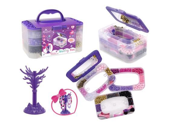 Hip Girl Sally's Love Jewelry Box met 3 opbergniveaus