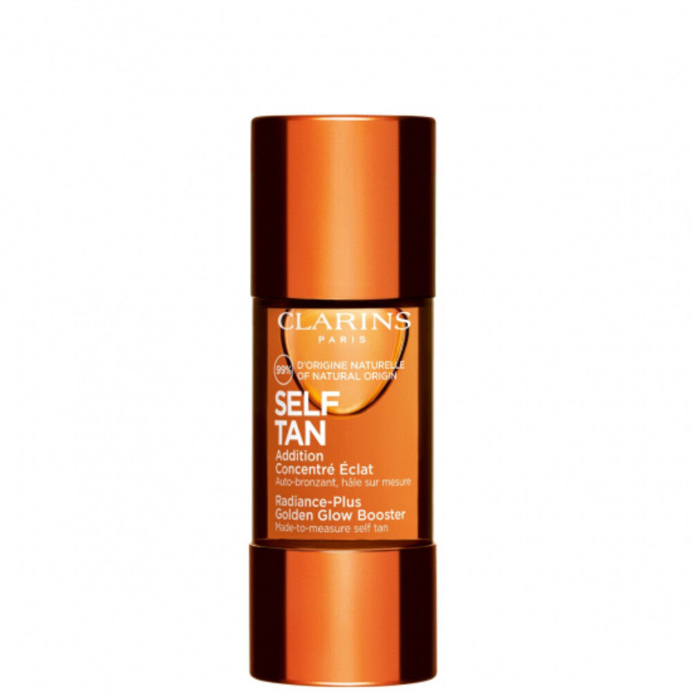 2x Clarins Self Tan Radiance-plus Golden Glow Booster For Face 15 ml