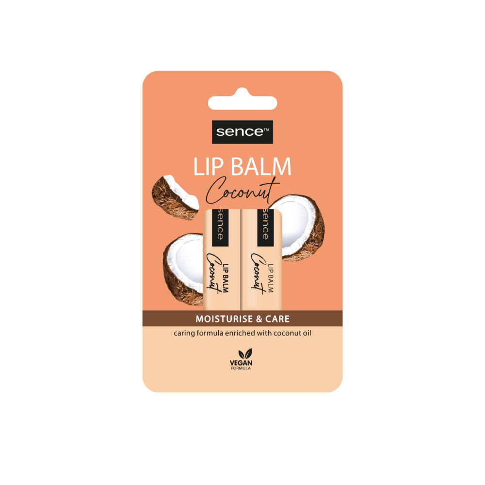 3x Sence Lippenbalsem Coconut 2 stuks