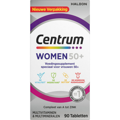 2x Centrum Women 50+ Multivitaminen 90 tabletten