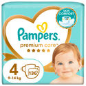 Pampers Premium Protection  luiers maat 4 - 136 stuks