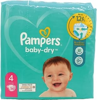 Pampers Baby Dry  luiers maat 4 - 30 stuks