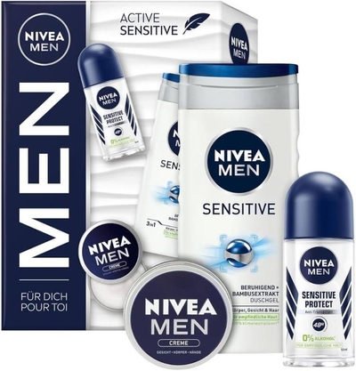 Nivea Men Active Sensitive Geschenkset 3-delig