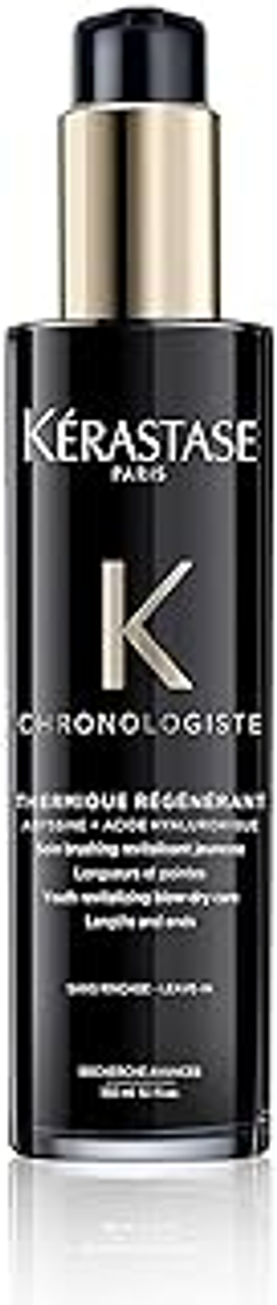 Kérastase Chronologiste, Thermique Régénérant, Revitaliserende Hittebeschermende Föhnverzorging, Met Hyaluronzuur, Abyssine en Vitamine E, Voor Lengtes en Punten, Anti-aging, 200 ml