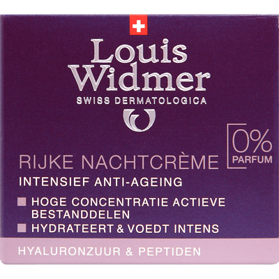 Louis Widmer Rijke Nachtcrème Zonder Parfum 50 ML
