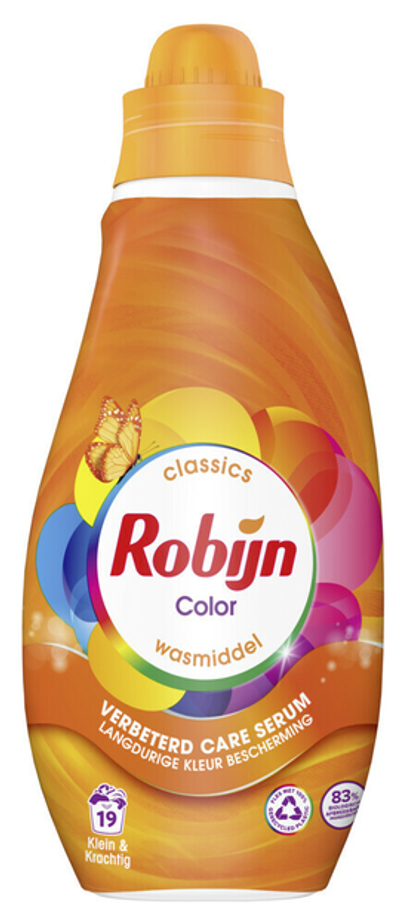 Robijn Color  wasmiddel gekleurde was - 19 wasbeurten
